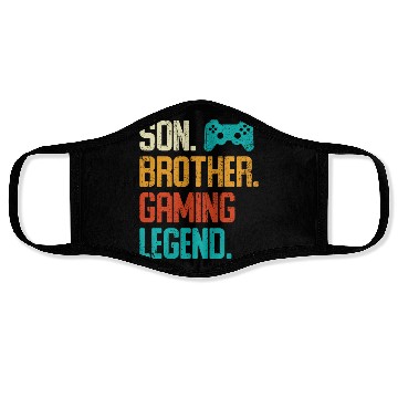 Discover Son Brother Gaming Legend Face Masks