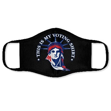 Discover This Is My Voting Face Masks USA Election Your Vote