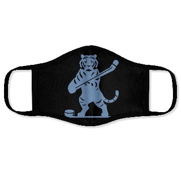 Discover Tiger Hockey Player Silhouette Face Masks