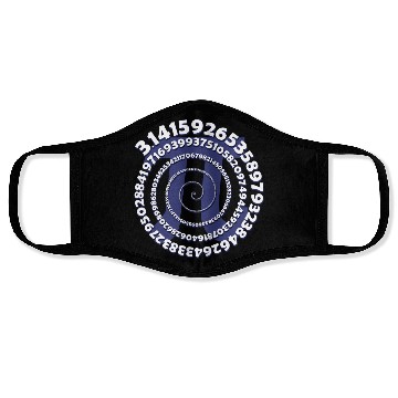 Discover 3.14 Math Teacher Pi National Day Face Masks Geek Nerd