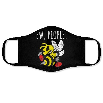 Discover Ew People Angry Bee Face Masks