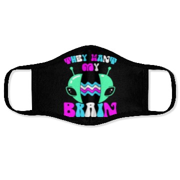 Discover Alien, Aliens, UFO, UAP, Space Unknown Flight Face Masks