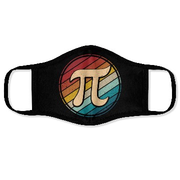 Discover Happy Pi Day Mathematic Math Teacher Vintage Retro Face Masks