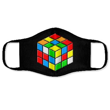 Discover rubiks cube Face Masks