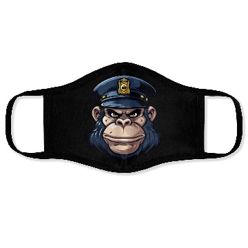 Discover Monkey policeman Face Masks