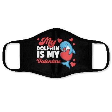 Discover Dolphin Valentines Day My Dolphin Face Masks