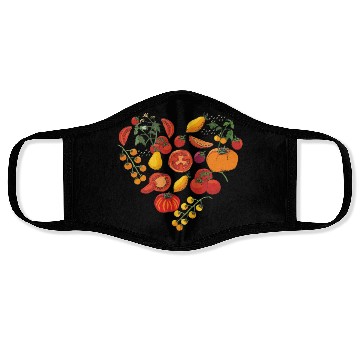 Discover Vegetable Gardener Gardening Tomato Face Masks