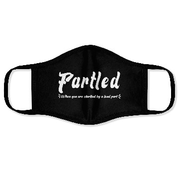 Discover Fartled Dictionary Definition - Funny Fart Joke Face Masks