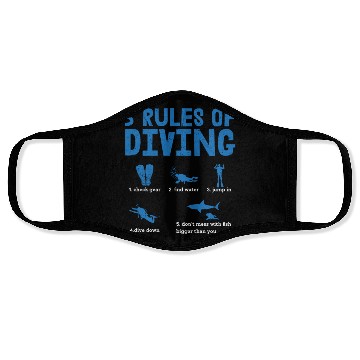 Discover 5 Rules Of Diving Scuba Diving Diver Face Masks
