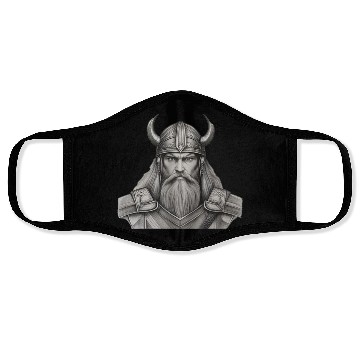 Discover viking warrior Face Masks