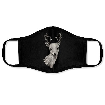 Discover Cute fantasy deer animal Face Masks