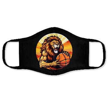 Discover Basketball lion Face Masks