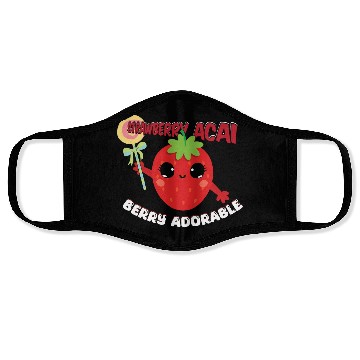 Discover Strawberry Acai Berry Adorable Cute Face Masks