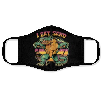 Discover I Eat Sand and Muscular Crocodile Face Masks