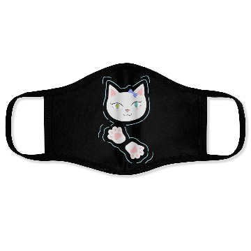 Discover Cat Flower Face Masks