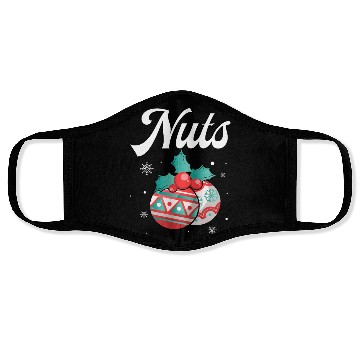 Discover Christmas Nuts Santa Snowflakes Candy Canes Winter Face Masks