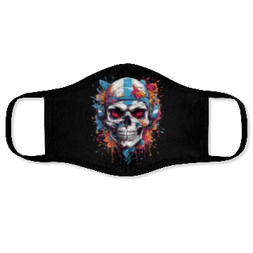 Discover Skull Givin' Raspberry Dk Face Masks