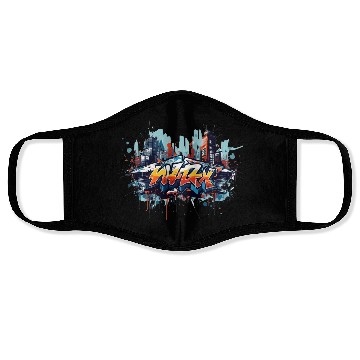 Discover Express Local Flavor - unique Hood Graffiti Face Masks