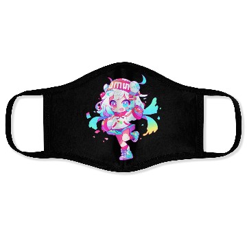 Discover Cute Cartoon Girl Face Masks