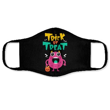 Discover Monster Trick Or Treat Face Masks