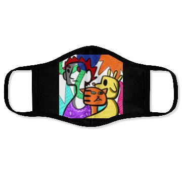 Discover street art bad boy Face Masks