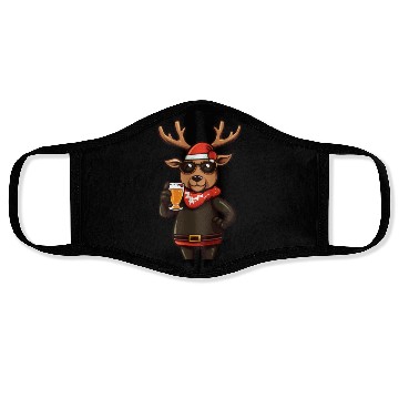 Discover Reindeer with beer Face Masks