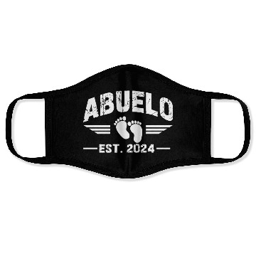 Discover funny abuelo Father Day Gift design Face Masks