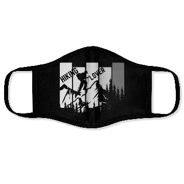 Discover Hiking Lover Face Masks