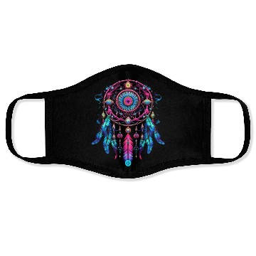Discover Neon Dreamcatcher Fantasy | Plastic Poppy™ Face Masks