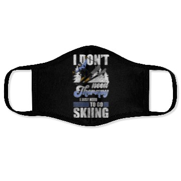 Discover Skiing Winter Apres Ski Face Masks