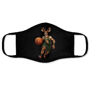 Discover Basketball deer Face Masks