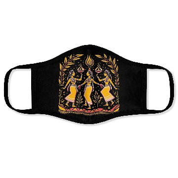Discover Embrace Spirituality with Sacred Dance Design Face Masks