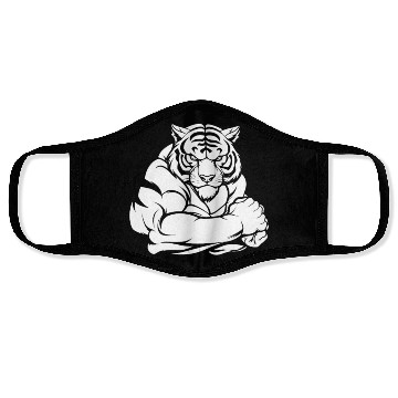 Discover Workout Gym Tiger Face Masks