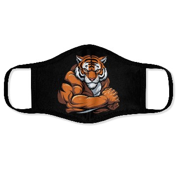 Discover Workout Gym Tiger Face Masks