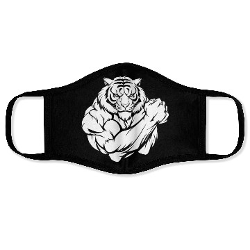 Discover Workout Gym Tiger Face Masks