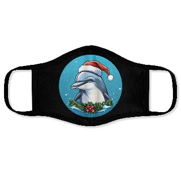 Discover Dolphin Christmas Face Masks