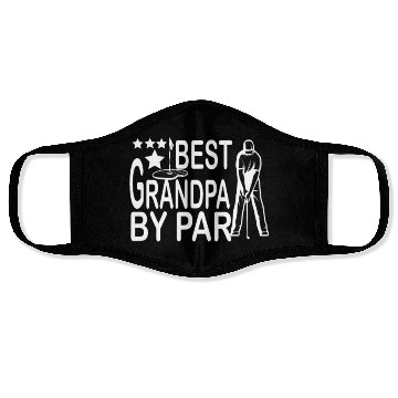 Discover best grandpa by par Funny Golf Lover Face Masks