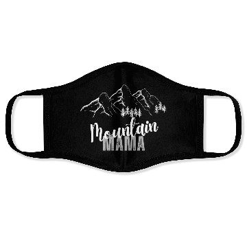 Discover Mountain Mama, 3 Mountain peaks Face Masks