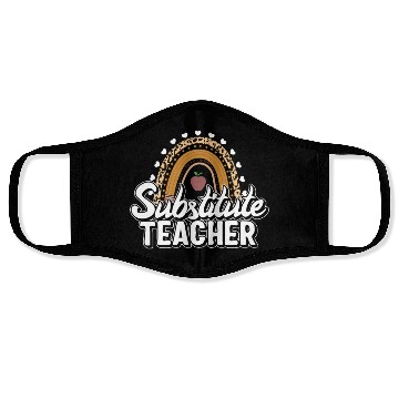Discover Teacher Face Masks, Substitute Teacher Face Masks, Teacher's