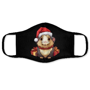 Discover Guinea pig Christmas Face Masks