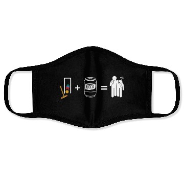 Discover Lawn Game - Golf Croquet Player Face Masks