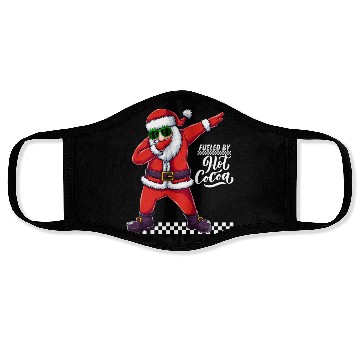 Discover Fueled by Hot Cocoa, dabbing Santa Face Masks