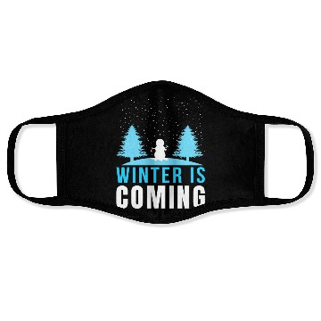 Discover Winter snowman Face Masks