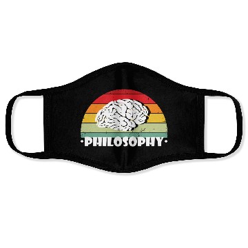Discover Philosophy Use Your Brain Face Masks