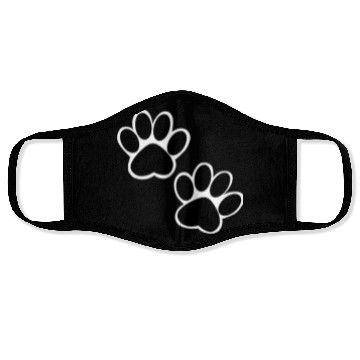 Discover Cat Footprints Gift For Cat Lover Face Masks