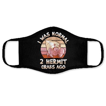 Discover Sea Creature Seafood Shells Hermit Crab Lover Face Masks