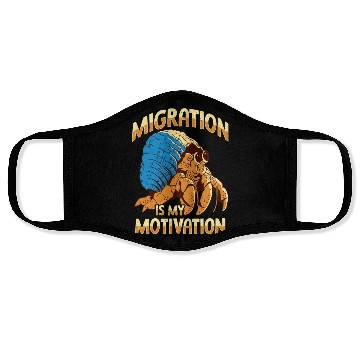 Discover Sea Creature Seafood Shells Hermit Crab Lover Face Masks