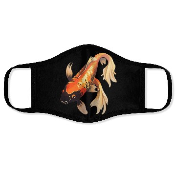 Discover Koi Fish Japanese Carp Pond Face Masks