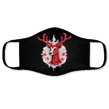 Discover Rudolf Reindeer Face Masks
