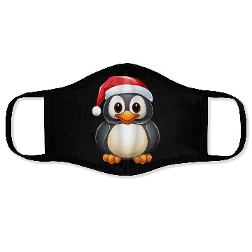 Discover Penguins Christmas Face Masks